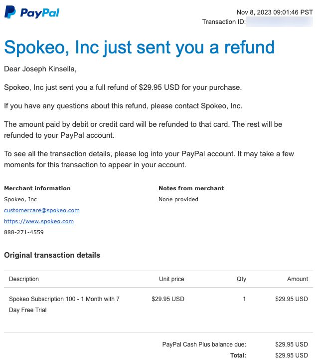 The Spokeo $29.95 Subscription Scam